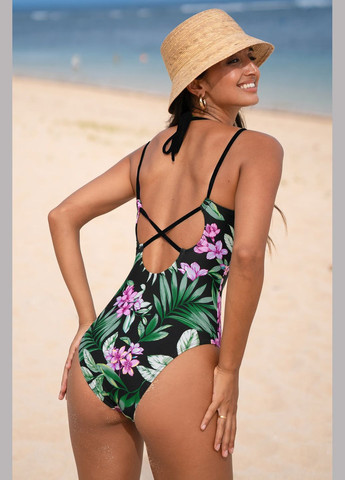 Чорний літній купальник CUPSHE