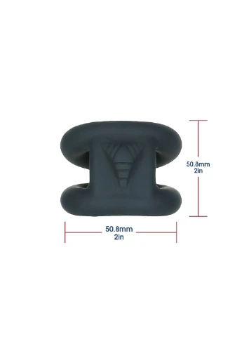 Двойное эрекционное кольцо – Tug – Versatile Silicone Cock Ring Lux Active (298473521)