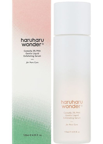 Рідка відлущувальна сироватка з центелою Wonder Centella 3% PHA Gentle Liquid Exfoliating Serum 120ml (1327625-26559582) HARUHARU (368634298)
