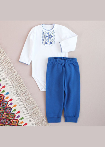 Комплект вишиванка для новонародженого хлопчика хлопчику Ladan (301026362)