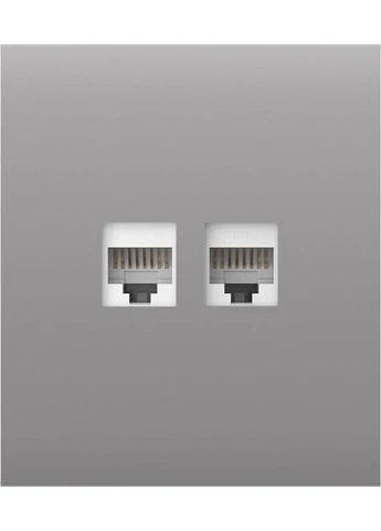 Передня панель для вбудованої інтернет-розетки CenterCover (LAN) Fog Ajax (389153520)
