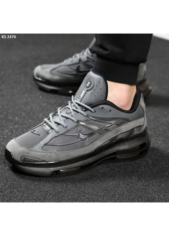 Сірі літні кросівки nike air gray найк аір сірі No Brand