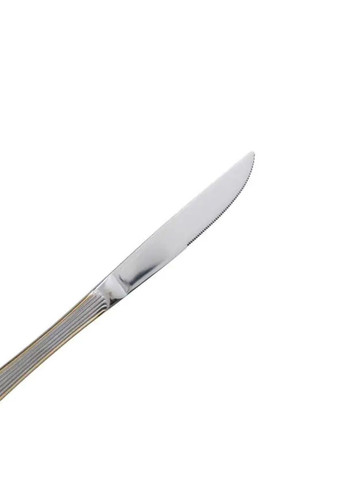 Набор столовых ножей из нержавеющей стали 6 штук длина 22,5 см сервировочные ножи для стола кухонные ProDobro (364190094)