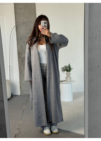 Графитовый демисезонный кардиган No Brand