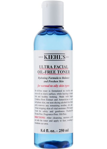 Зволожувальний тонік без вмісту олій для шкіри обличчя Ultra Facial Oil-Free Toner 250ml (463725-33129938) Kiehl's (368621239)