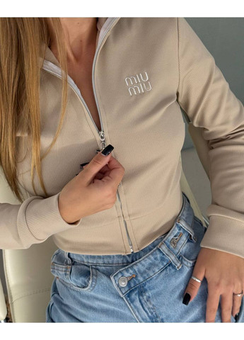 Жіноча базова кофта на блискавці FINO Mode (362602934)