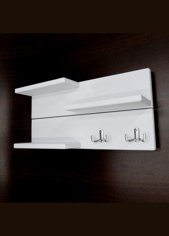 Полиця для ванної з дерева Кассель зефір (ВНП-001420) No Brand (328091800)