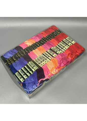 (100шт по 8м) набор мулине (нити для вышивки) - микс Plus-plus (352744467)