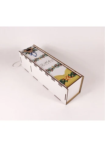 Подарочная коробка под бутылку "С Новым Годом" No Brand (396516164)