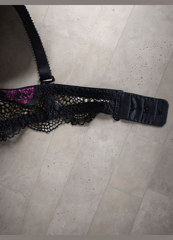 Чёрный бюстгальтер a 6429 b Acousma с косточками нейлон, спандекс