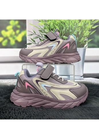 Лілові осінні кросівки дитячі для дівчинки Kimboo