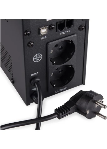 Источник бесперебойного питания LED 800VA metal case with USB (VPE-800MU) Vinga (391609874)