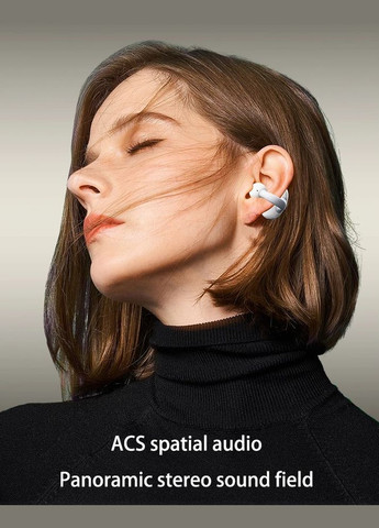 Геймерскі навушники OHR206 Clip-on TWS Bluetooth 5.4 IP5 захист 75год AAC SBC мікрофон Hi-Fi звук Acer (347641149)