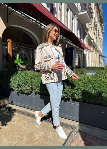 Жіноча вишиванка-жакет Щедра молочна ESQ 4532 (305395999)