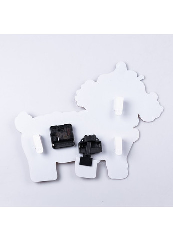 Годинники настінні фігурні з декоративними коргами для інтер'єру стильний елемент декору подарунок для дому ProDobro (364191115)