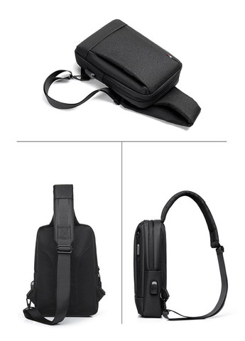 Нагрудна сумка-слінг Oumantu 903 з USB оксфорд ( код: IBM041B ) Ouman (325861945)