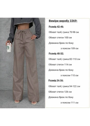 Брюки из экокожи No Brand (390967316)