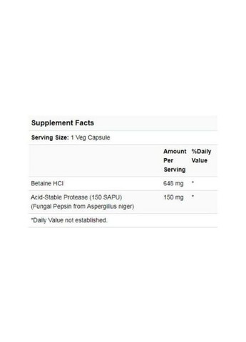 Betaine HCL 648 mg 120 Veg Caps NF2938 Now Foods (362418994)