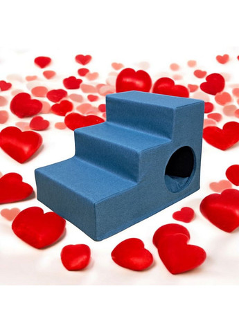 М'які сходи для собак на диван і ліжко/М'яка драбинка для собак на диван і лобко 36х35х50 см P&S (367082273)