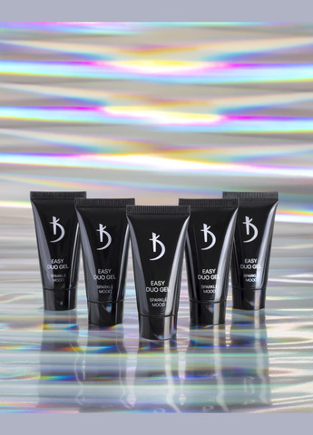 Акрилгель Kodi Easy Duo Gel Sparkle mood 30 мл №01 (молочный с мерцанием) Kodi Professional (315705763)