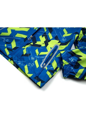 Комбінована демісезонна куртка на флісі (95-120b-blue) Top&Sky