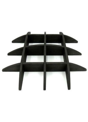 Настенная книжная полка из дерева Властелин венге (КПГ-001712) No Brand (328076557)