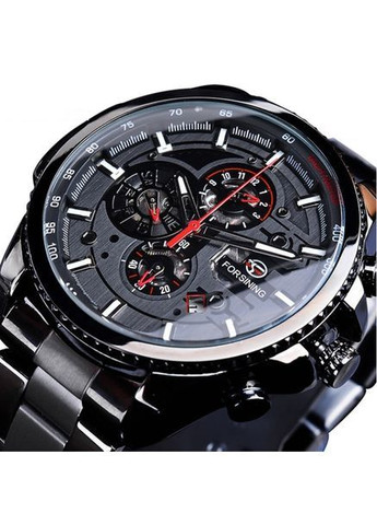 Наручний годинник чоловічий Finance Чорний (2260) Forsining (363318782)