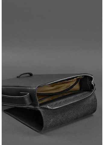 Мужская кожаная сумка- Esquire черная BlankNote мессенджер (348359154)