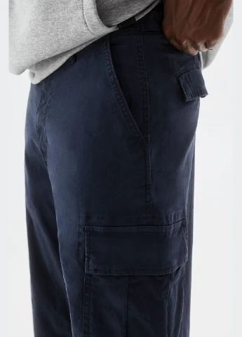 Штани демісезон,темно-синій, Pull & Bear (305206263)