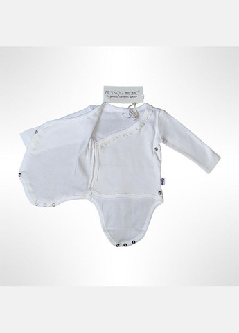 Детское боди organic cotton wear 56-80 см Белый (0641) ZEYNO&MEMO (344467905)
