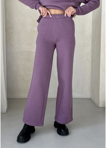 Теплый костюм на флисе с широкими штанами и худи (солоха в подарок) Merlini Тулон (303933270)