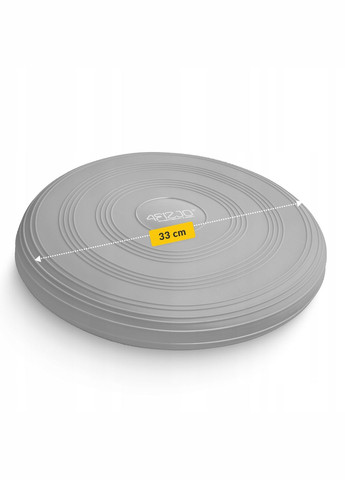 Балансировочная подушка-диск MED+ 33 см сенсомоторная, массажная Grey () 4FIZJO P-5907739313812 (345714715)