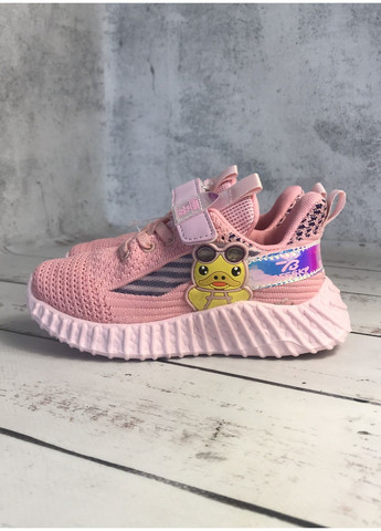 Розовые всесезонные кроссовки детские на девочку розовый (238) Bessky