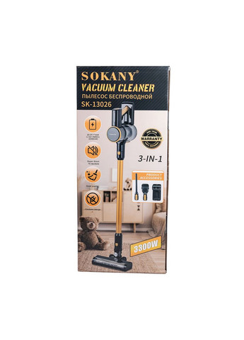 Пылесос вертикальный аккумуляторный 3 в 1 для сухой уборки 3300 Вт SK-13026 Sokany (335810150)