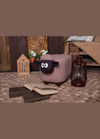 Пуф детский Барашек Шон 45х30х30 Вишневый (BHK200105) INSI Wood (314464604)