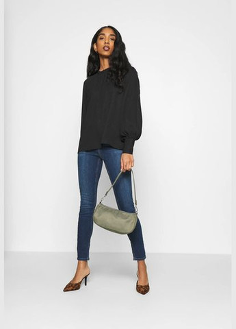 Джинси Skinny High Waist Raw Hem Jeans Dark Blue NA-KD - (320087586)