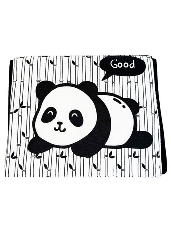 Развивающая книга раскладушка с зеркалом 9 рисунков, животные, погода Слоник No Brand (366304051)