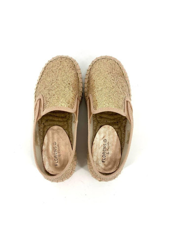 Сліпони, арт. Z7263, персикові, 100% текстиль, Італія, 32 р. Florens (347766055)