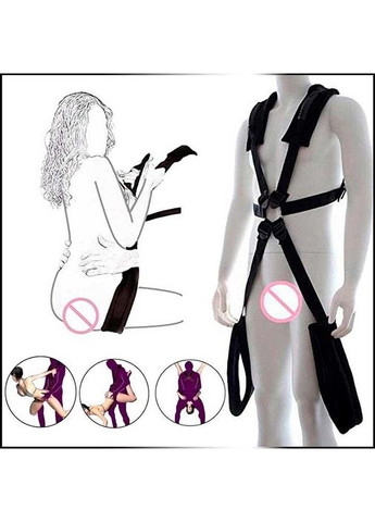 БДСМ гойдалка на плечі (бондаж для пікантних поз) - Чорний - Садомазо - (372733870)