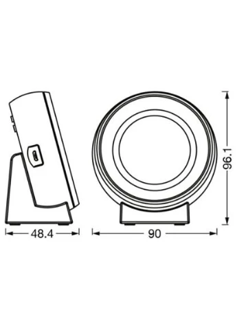Ночник (4058075757721) Ledvance NIGHTLUX CLOCK (368563009)