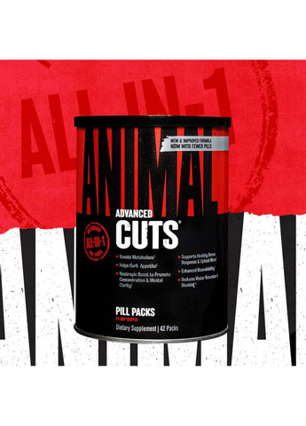 Жиросжигатель Animal Cuts, 42 пакетика Universal Nutrition (293337832)