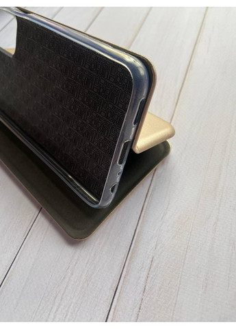 Чехол-книга золотой с рисунком на Samsung Galaxy M13 4G Пушин котик (принт 412) Creative (365435635)