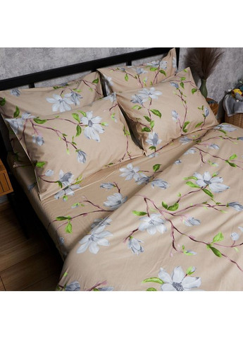 Комплект постільної білизни Satin Elit «» Полуторний Євро 160х220 наволочки 4х70х70 (MS-820008424) Moon&Star Magnolia Dream (356115803)