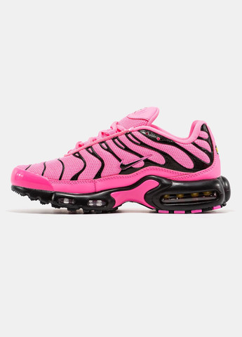 Кросівки Nike Neon Pink Black No Brand Air Max TN рожеві всесезони (325484078)