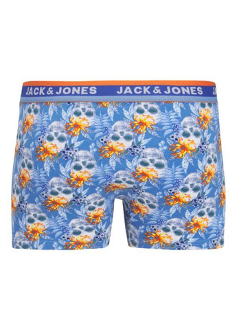 Мужские трусы боксеры ADDITIONAL 1 шт, размер XL, голубые, черепа. Jack & Jones Боксери (370705629)