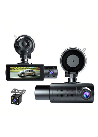 Автомобільний відеореєстратор D-310 (2 камери) Wi-Fi Full HD No Brand (332635010)