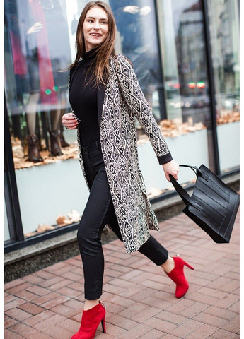 Женский кожаный шоппер Бэтси с карманом черная Краст BN-BAG-10-1-G BlankNote (293056325)