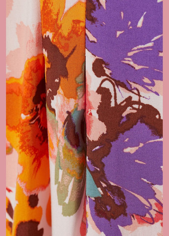 Світло-рожева сукня H&M з квітковим принтом