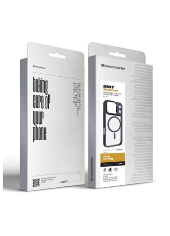 Чехол для мобильного телефона (ARM86289) ArmorStandart Unit MagCase Apple iPhone 17 Pro Black (366160595)
