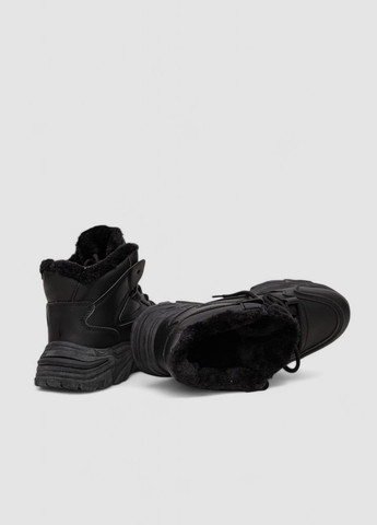 Кроссовки женские зимние на меху Ager Кроссовки чёрные зима (318561235)